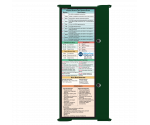 WhiteCoat Clipboard® Trifold - Green Physical Therapy Edition